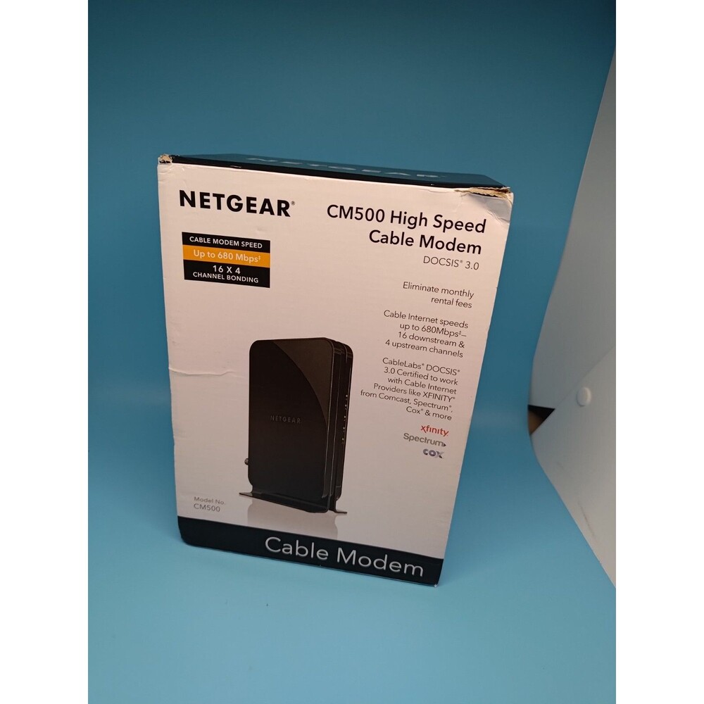 NETGEAR CM500 (CM500100NAS) 680 Mbps - Black